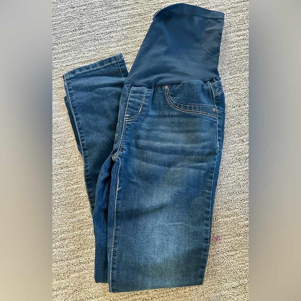 Vintage violet maternity jeans